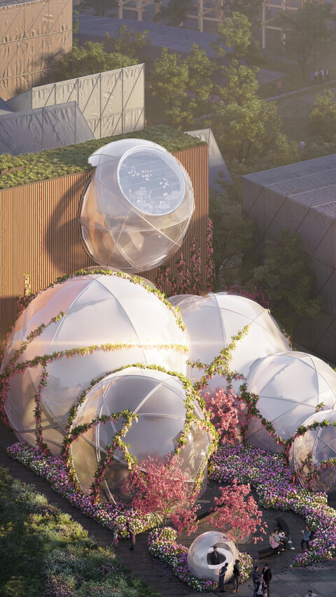 スイスパビリオンの起工式 image