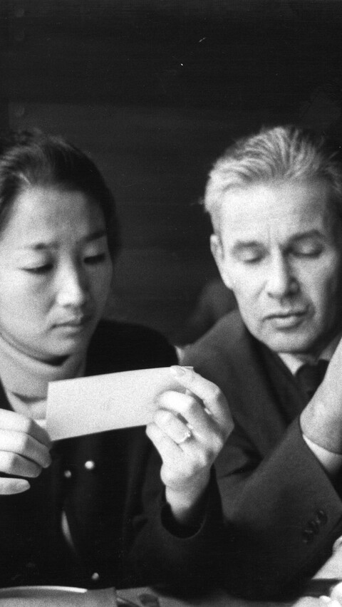 Zurich, around 1965, Copyright and courtesy of the Shizuko Yoshikawa and Josef Müller-Brockmann Foundation