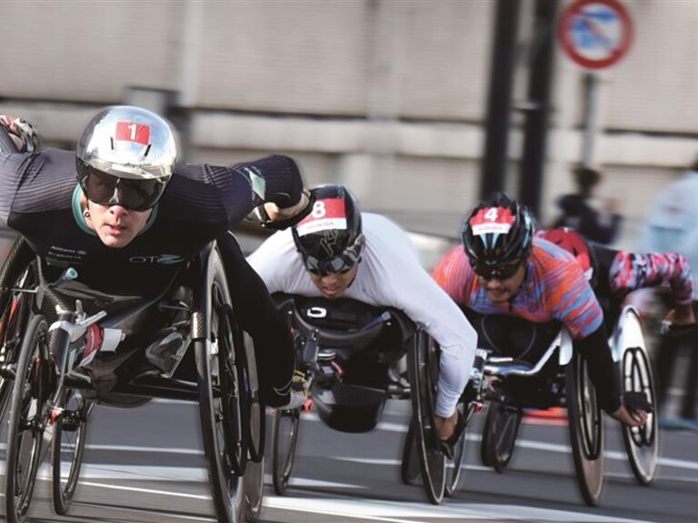 大分国際車いすマラソン事務局提供