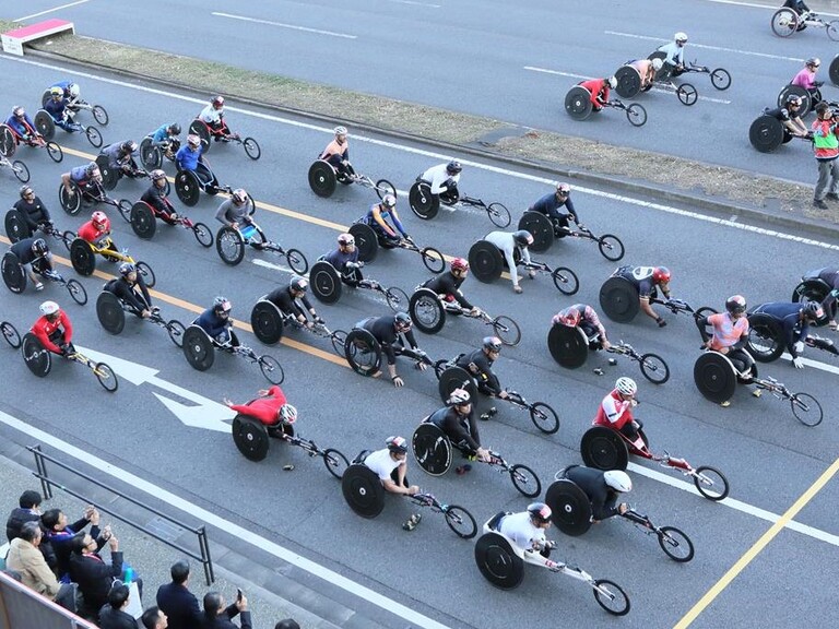 大分国際車いすマラソン事務局提供